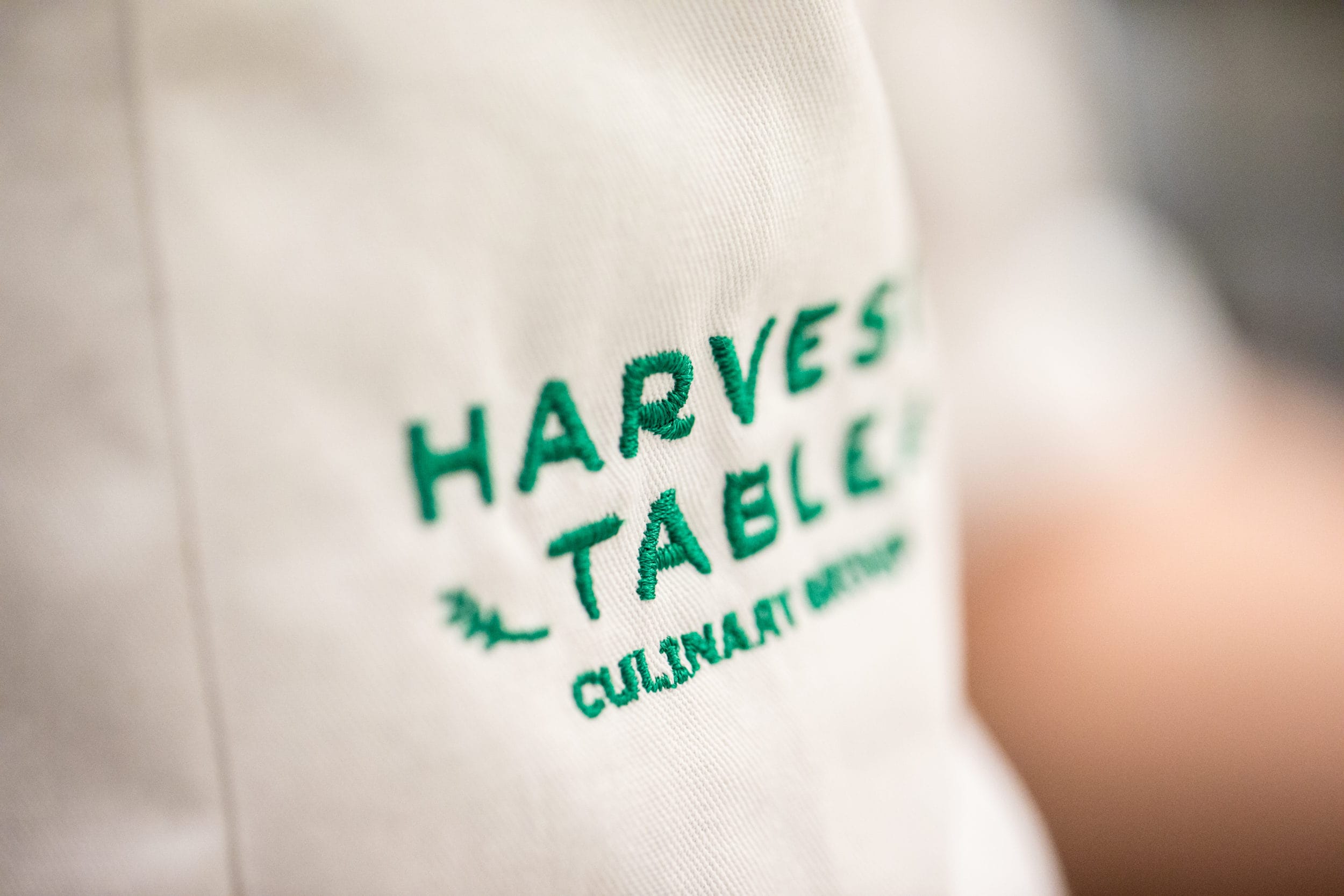 harvest table logo on shirt
