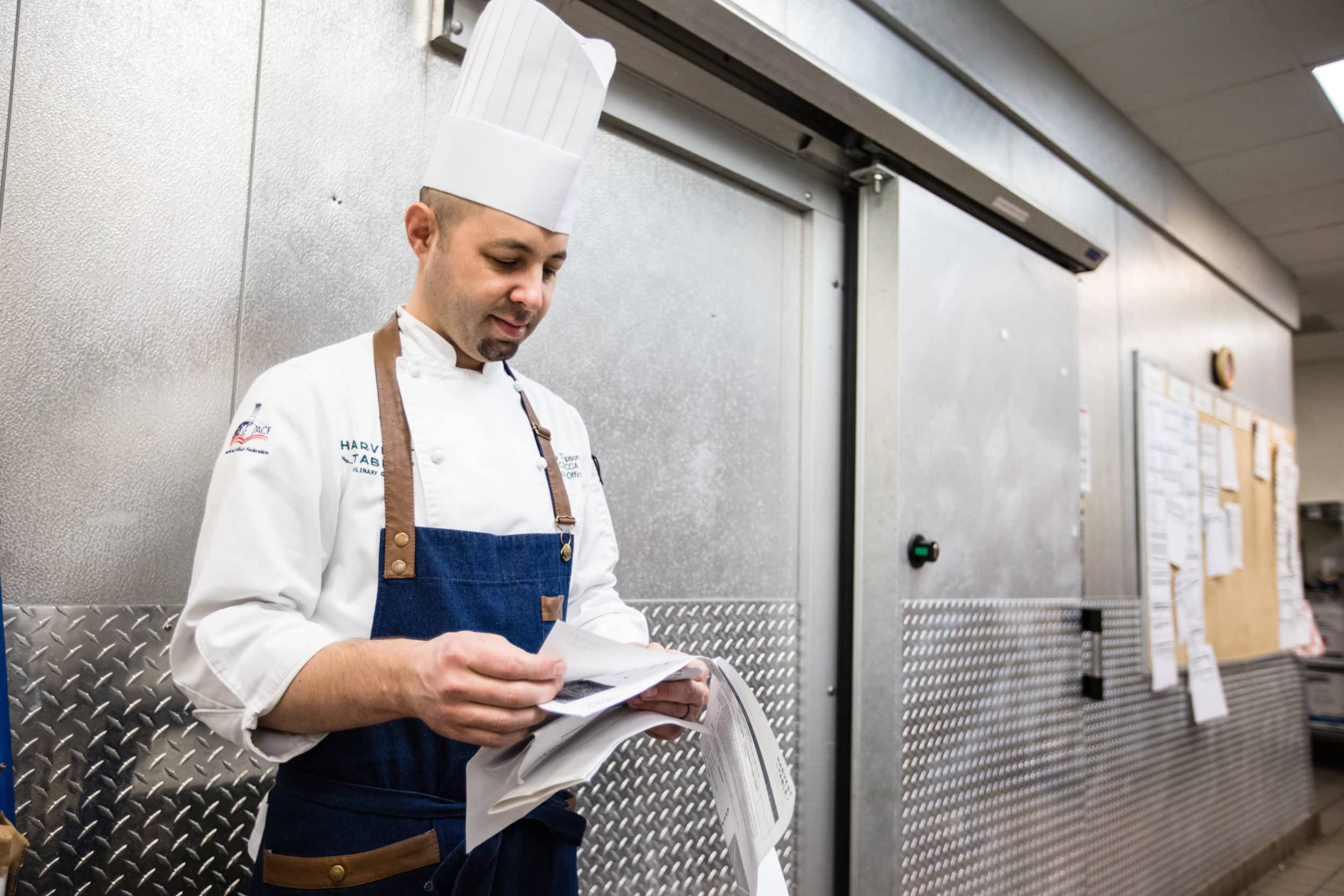 chef in kitchen