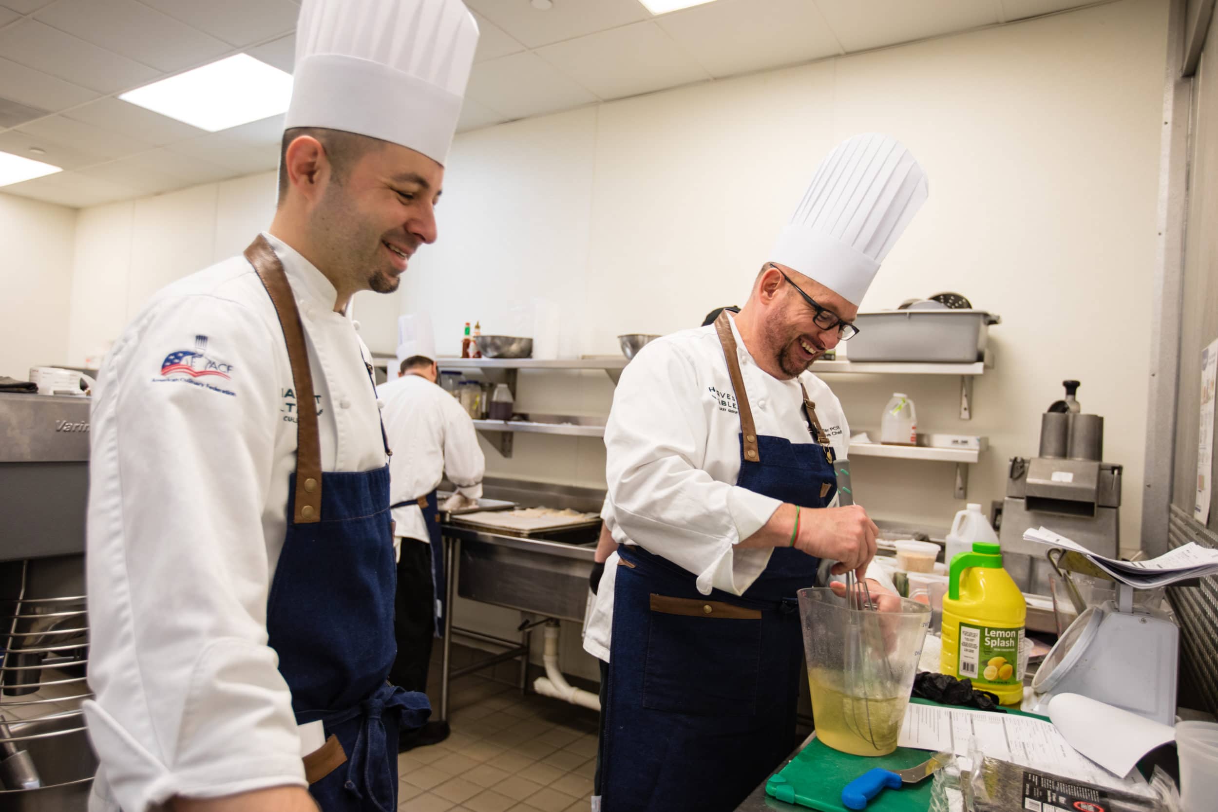 chefs working together